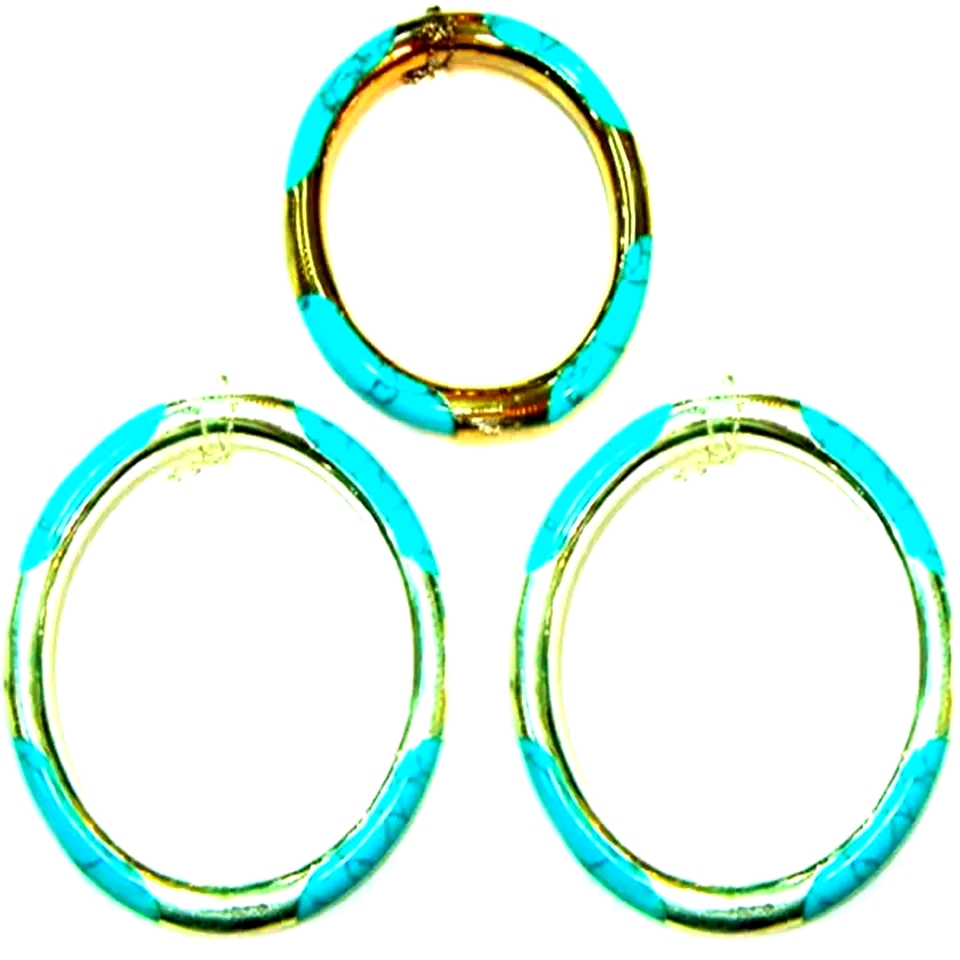 بھارتی انداز فیروزی چاندی بڑے کف کڑا چوڑیاں 15