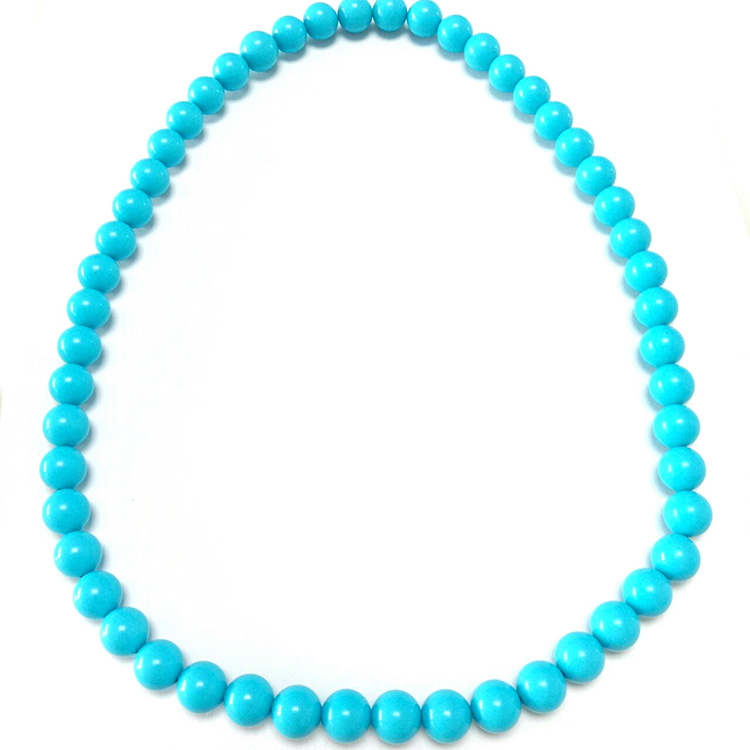 Спаваће беаути тиркизне кружне перлице чине велепродају 18