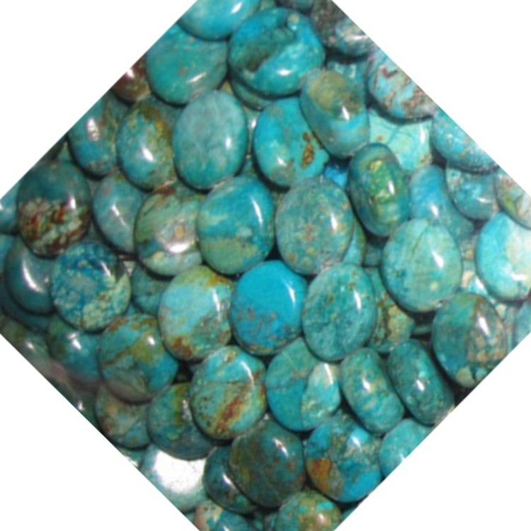 millor subministrament de perles ovalades turquesa | ZH Gems 8