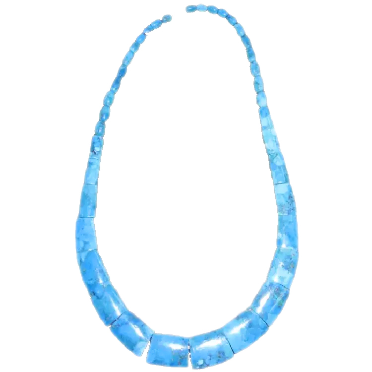 Fashion Turquoise Heishi Beads Necklace Gemstone Jewelry 15