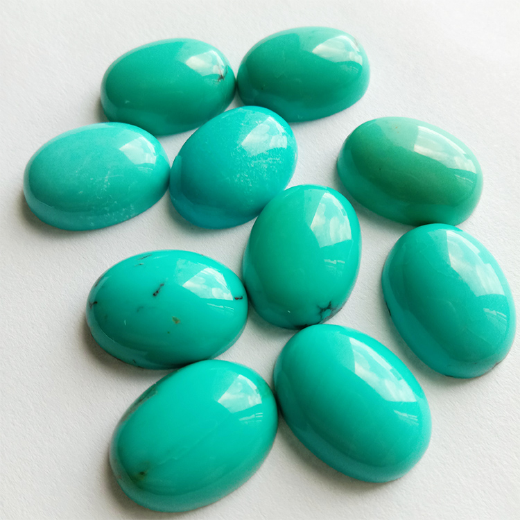 20x30mm ঘুমন্ত সৌন্দর্য ফিরোজা ওভাল Cabochons পাইকারি তৈরি করুন 39