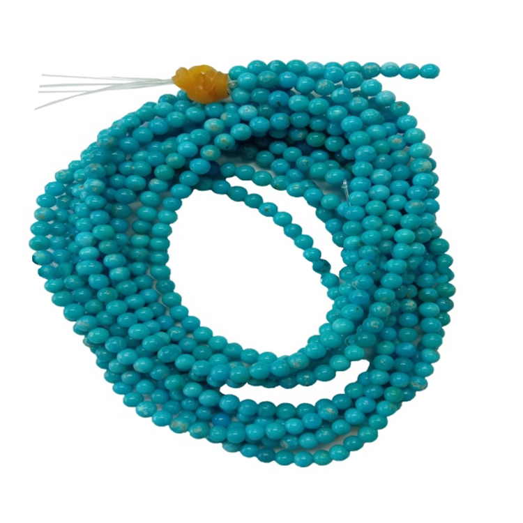 Genuine Turquoise 3mm Round Beads Gemstone Wholesale 18
