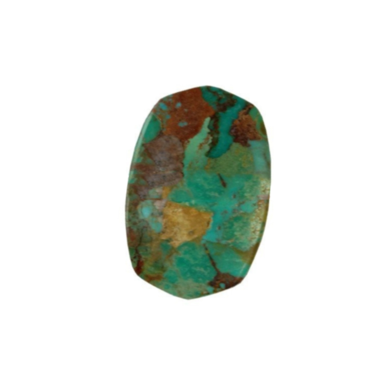 Green-blue Turquoise Oval Shape Cabochon For Making Pendant Dangler Jewelry 15