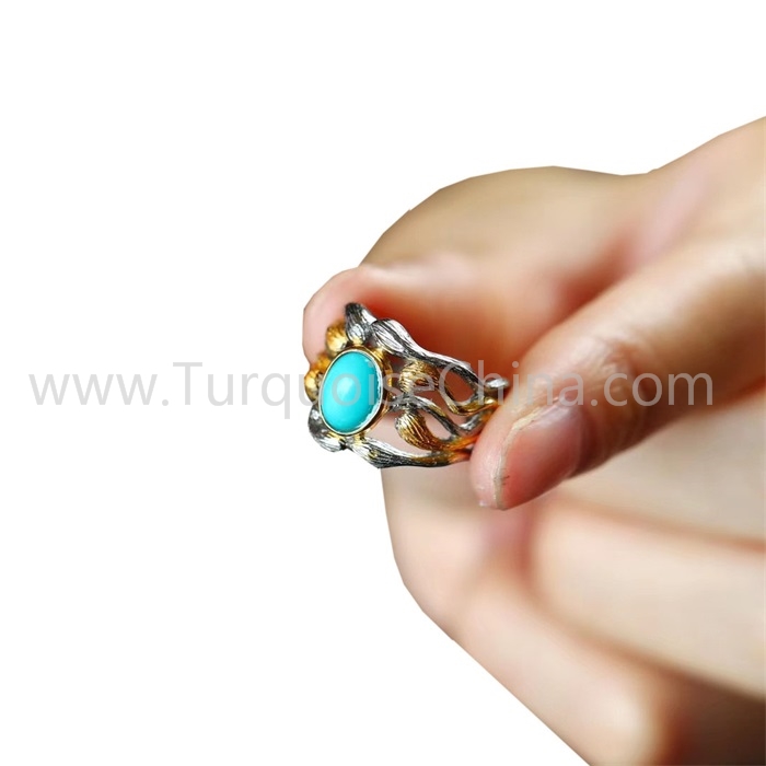 גרויס פאַקטיש טערקווויז רינגס פאַרלאָזלעך סאַפּלייער | זש געמס 6