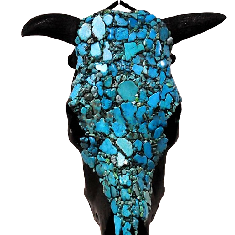 kuul turquoise xorta ah ee buluuga ah 8 xadhig sare oo la dalooshay, kuul jeex ah oo dabiici ah oo turquoise ah 18