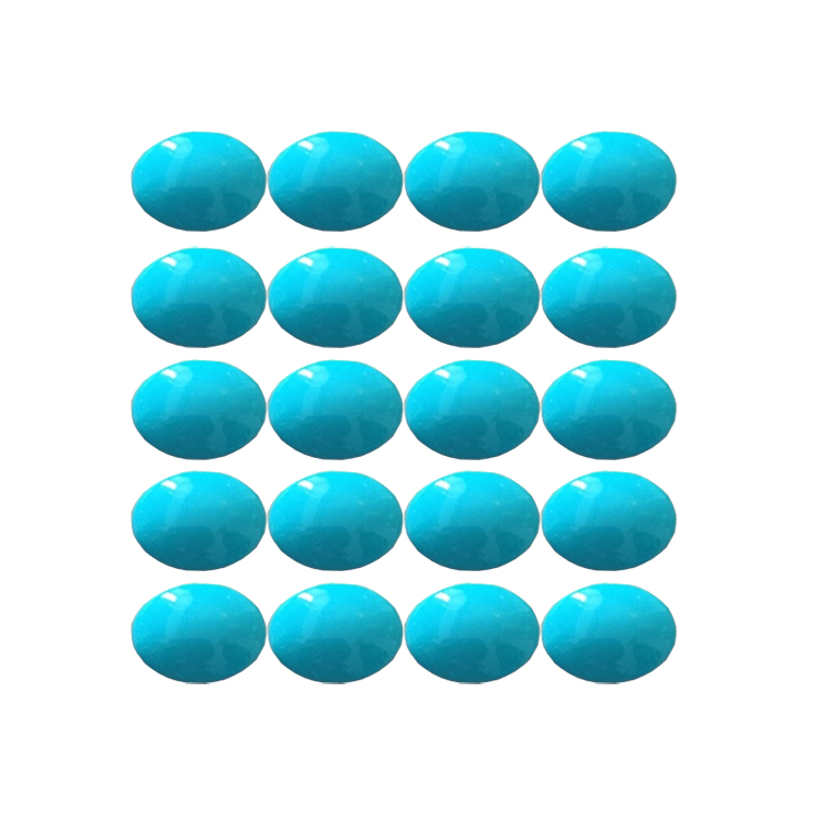 Вялікі памер Спячая прыгажуня натуральны каштоўны камень бірузовы ювелірны дыск з пацерак 18