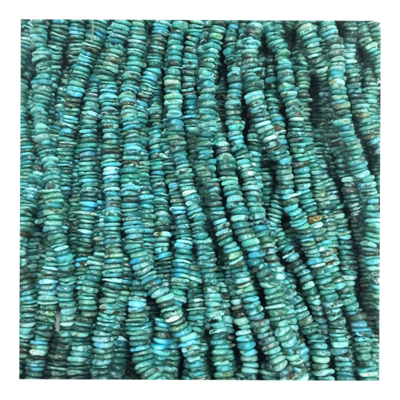 90 sm Strand Təbii firuzəyi fiş, uzun Strand 36 '' Gemstone muncuqları 18