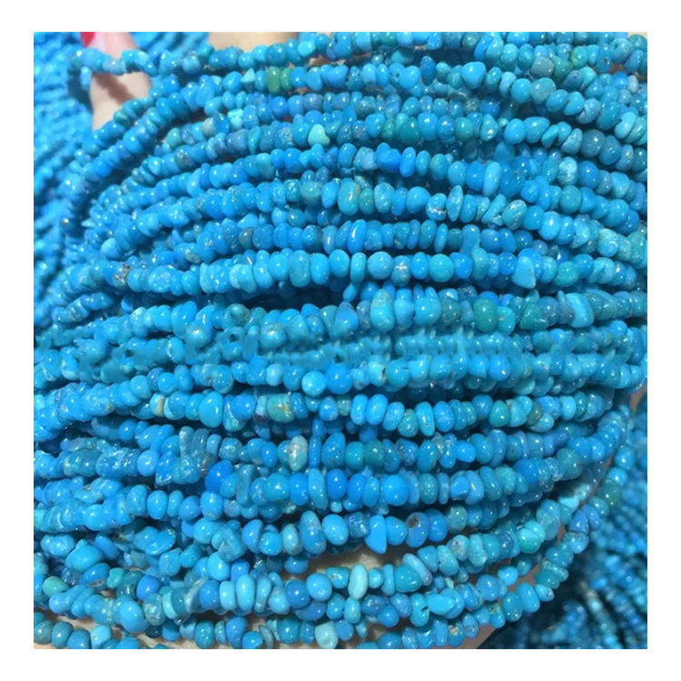 Təbii yuxu gözəllik firuzəyi fişlər muncuqu AAA keyfiyyətli orijinaldır 18