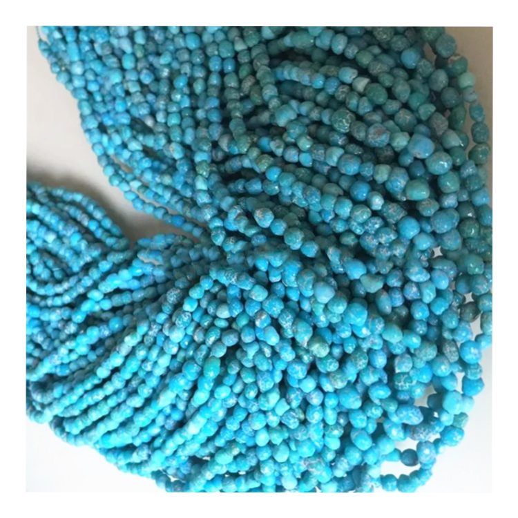 စိတ်ကြိုက် kingman turquoise ပုတီးစေ့များ ပေးသွင်းသည့် ထုတ်လုပ်သူ | ZH ကျောက်မျက်ရတနာ 6