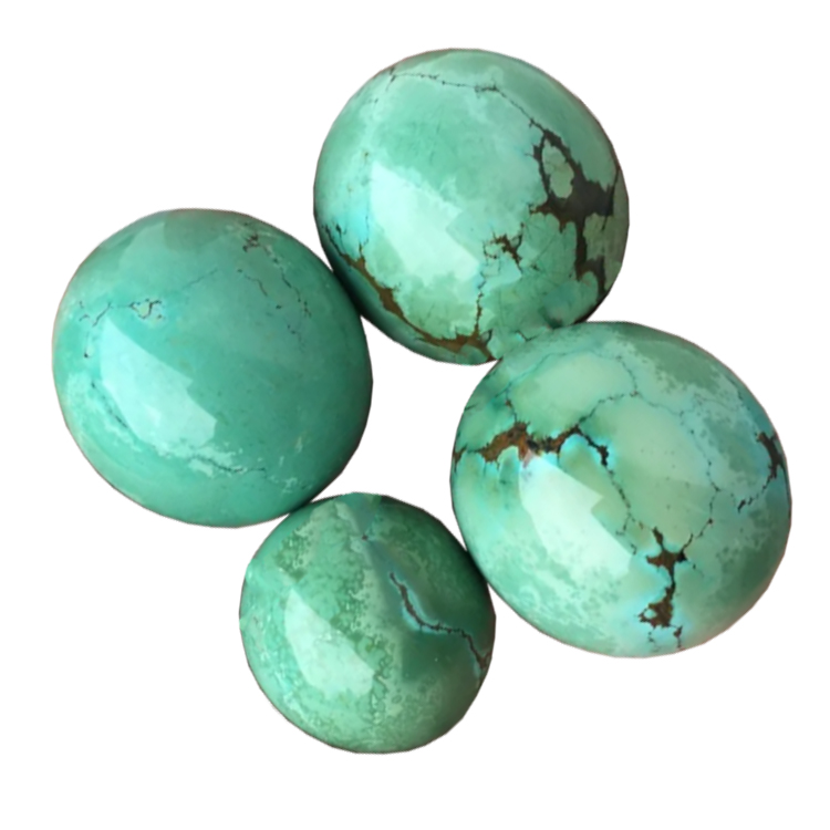 Pirus alami berbentuk bebas dengan liontin Lapis lazuli 16 inci kalung Lucky Stone September Birthstone Gift 18