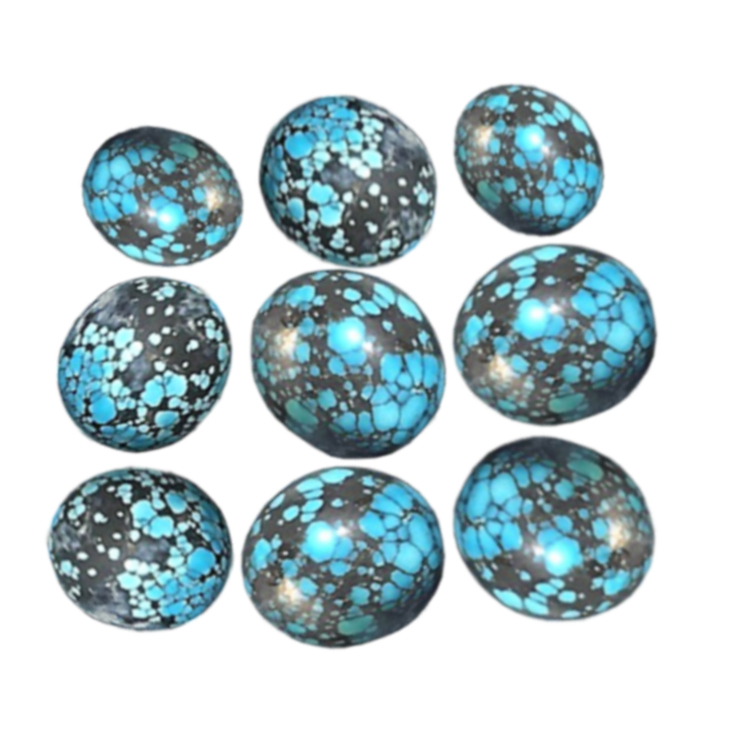 Ezigbo Turquose Bourts BoodeWeb Matrix Ball site na 6mm ruo 30mm 18