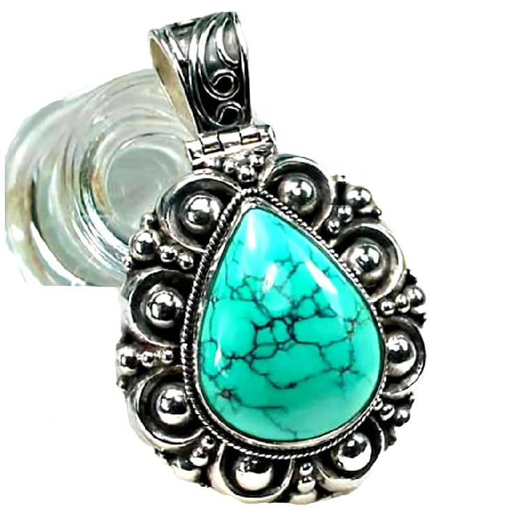 perfecte groene turquoise hanger levering | ZH Gems 6