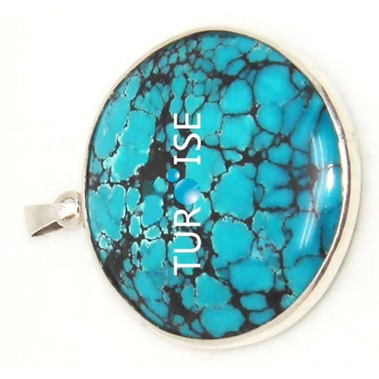 מנהג נאַטירלעך טערקווויז פּענדאַנט פאַכמאַן סאַפּלייער מאַנופאַקטורער | זש געמס 8