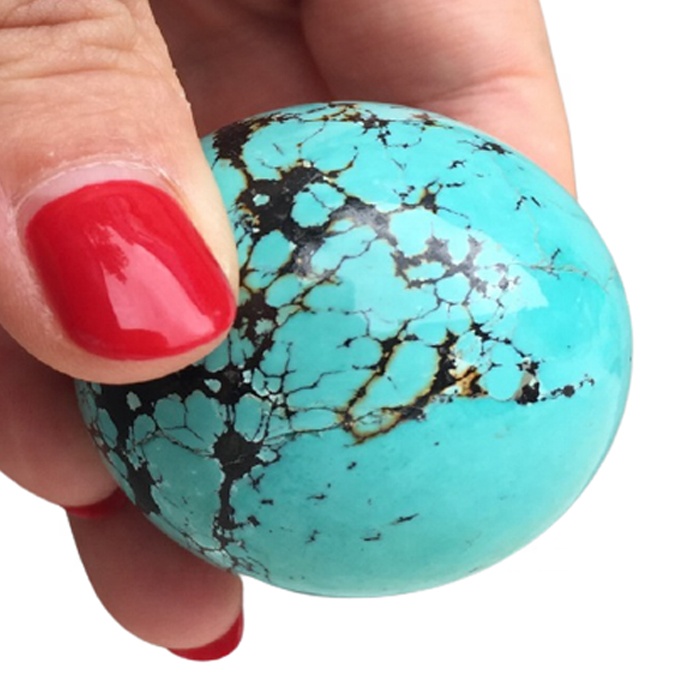 Nekustamā tirkīza krelles vairumtirdzniecības cenās | ZH dārgakmeņi 8