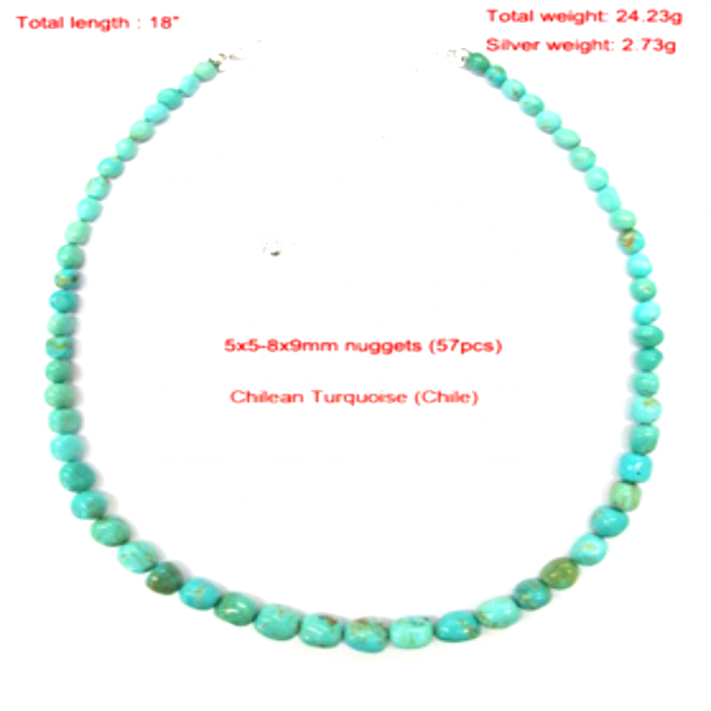 Պատվերով փիրուզագույն քարե մանյակ Բիզնես արտադրող | Zh ադամանդ 6