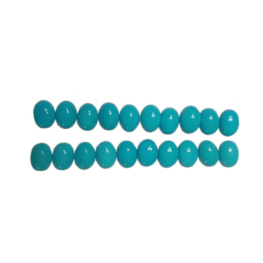 Тиркизни овал 13к18мм Цабоцхон Слеепинг Беаути Аризона Тиркуоисе овал Цабоцхон Смоотх Полисхед Гемстоне 7