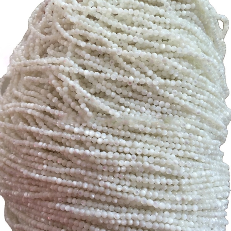 4mm 4.25mm 4.5mm 4.75mm प्राकृतिक रूपमा Tridacna गोल मोती थोक बनाउँछ 9