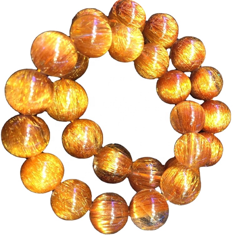 Braccialetto del quarzo del prezioso naturale del prezioso rotondo di 12mm 14mm 11