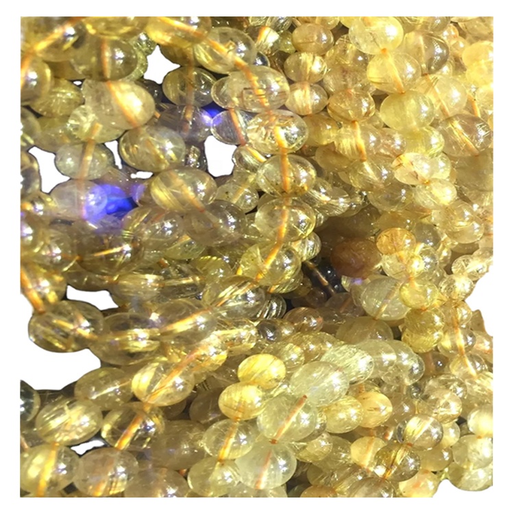 គ្រឿងអលង្ការម៉ូតពណ៌មាសធម្មជាតិដែលមានគុណភាពខ្ពស់រ៉ែមាសខាញ់ពណ៌ស 9