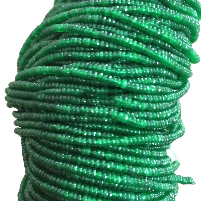 Beads redondas de ágata verde natural 6 mm Redondo perlas sueltas piedras preciosas esferas polacas altas 16 Strand 7