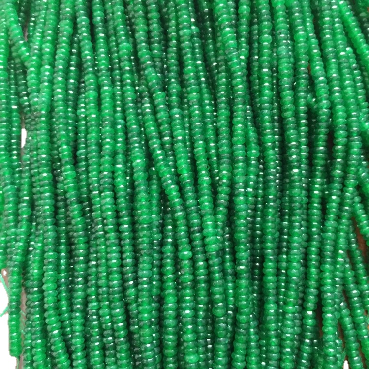 Beads redondas de ágata verde natural 6 mm Redondo perlas sueltas piedras preciosas esferas polacas altas 16 Strand 9