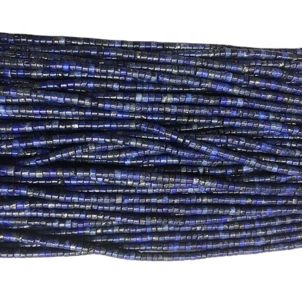 lapis lazuli 3mm 3mm - អង្កាំ gemstone ពណ៌ខៀវភ្លឺរលោង 4 មម 11
