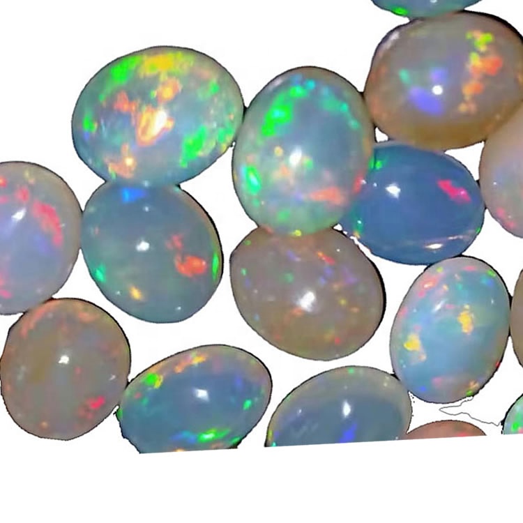 ПРИРОДНИ Опал Овални кабошон са супер финим квалитетом и поштеним за накит 7