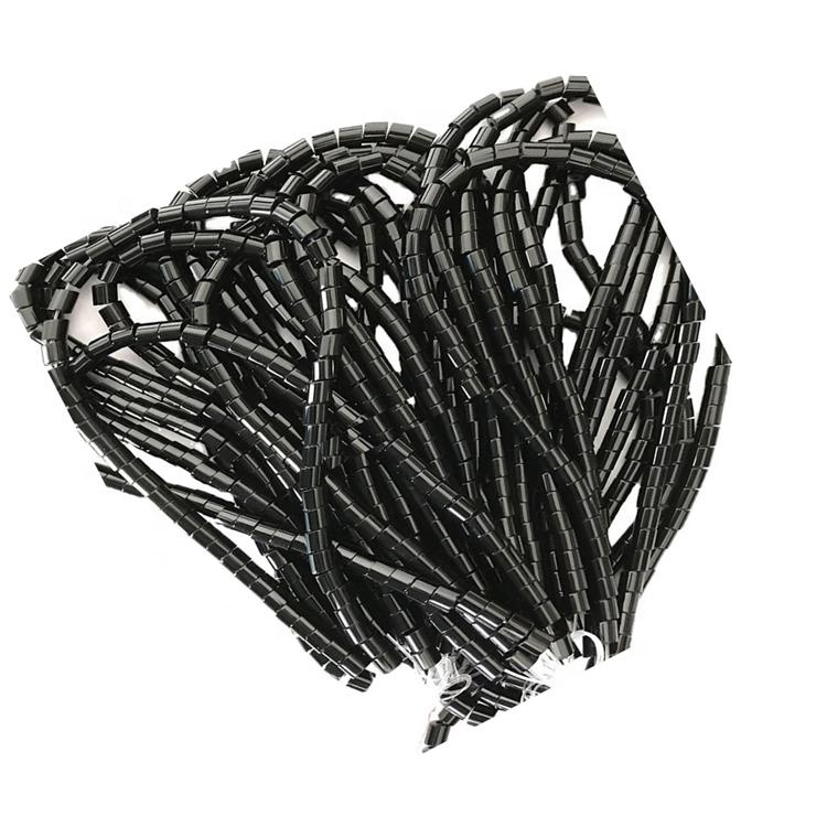 Los clientes de 7x7x2.5mm ordenan la ágata negra Heishi joyas de joyería al por mayor 7