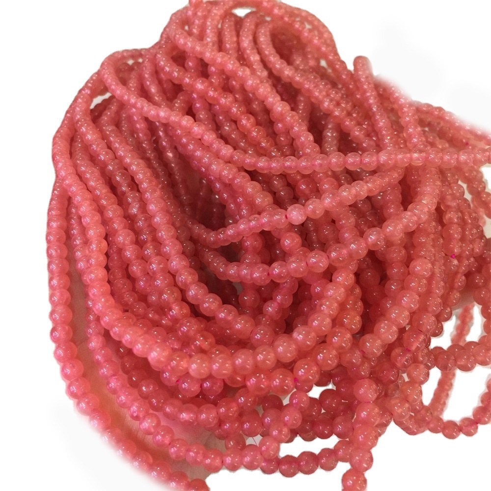 Rodocrosita natural redondo 16mm perlas hebras para la fabricación de joyas 11