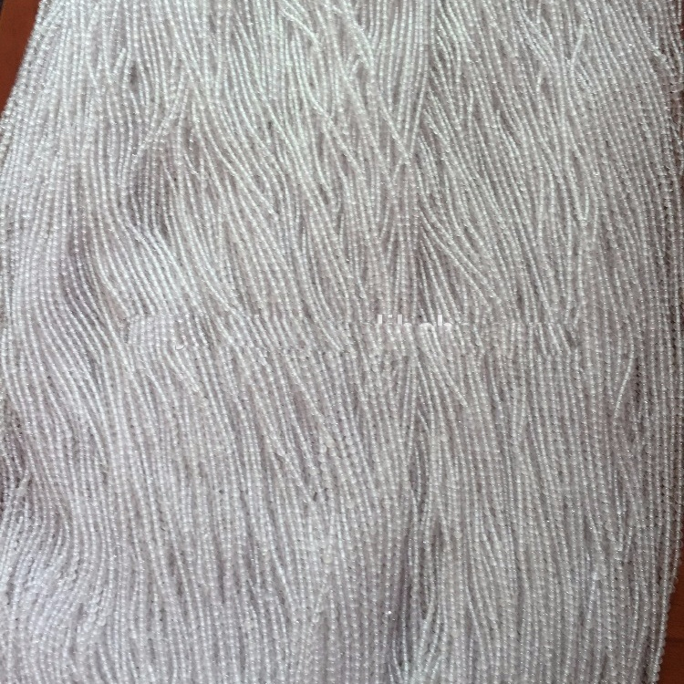 Granos de cuarzo de cristal facetado natural 11