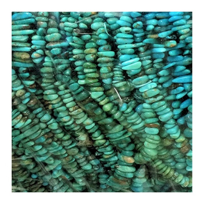 Turquoise stone jewelry  Natural Turquoise Beads Strands Nugget 11