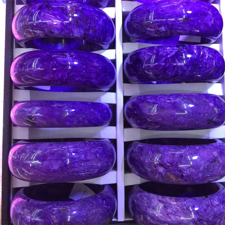 Brazalete de piedras preciosas naturales del brazalete natural ruso del brazalete de gemas naturales sin teñir 31