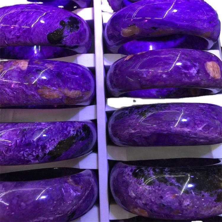 Brazalete de piedras preciosas naturales del brazalete natural ruso del brazalete de gemas naturales sin teñir 29