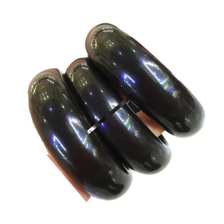 Pulsera de joyería de moda al por mayor Obsidian Gemstone Bangle Natural Black Obsidian Jade a mano tallada real un brazalete de piedra 9