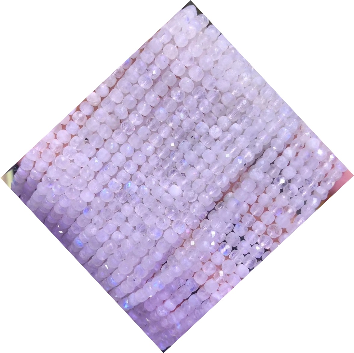 Piedras preciosas de cristal natural redondas sueltas para la fabricación de joyas 30