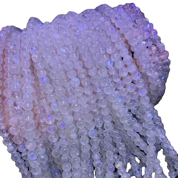 Piedras preciosas de cristal natural redondas sueltas para la fabricación de joyas 34