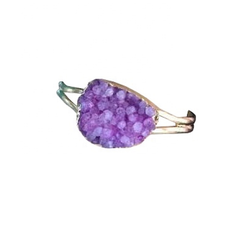 Agat Druzy, 티타늄 블루 Druzy Drusy Amethyst Cabochon 중국 9
