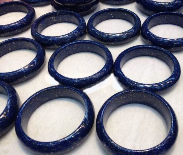 Armband Lapis LAZULI / Blue Beaded Natural Stone / Bêste FOAR BOYFEN FOLIKLIKE genêzing Protection Machtich manlju styl 9