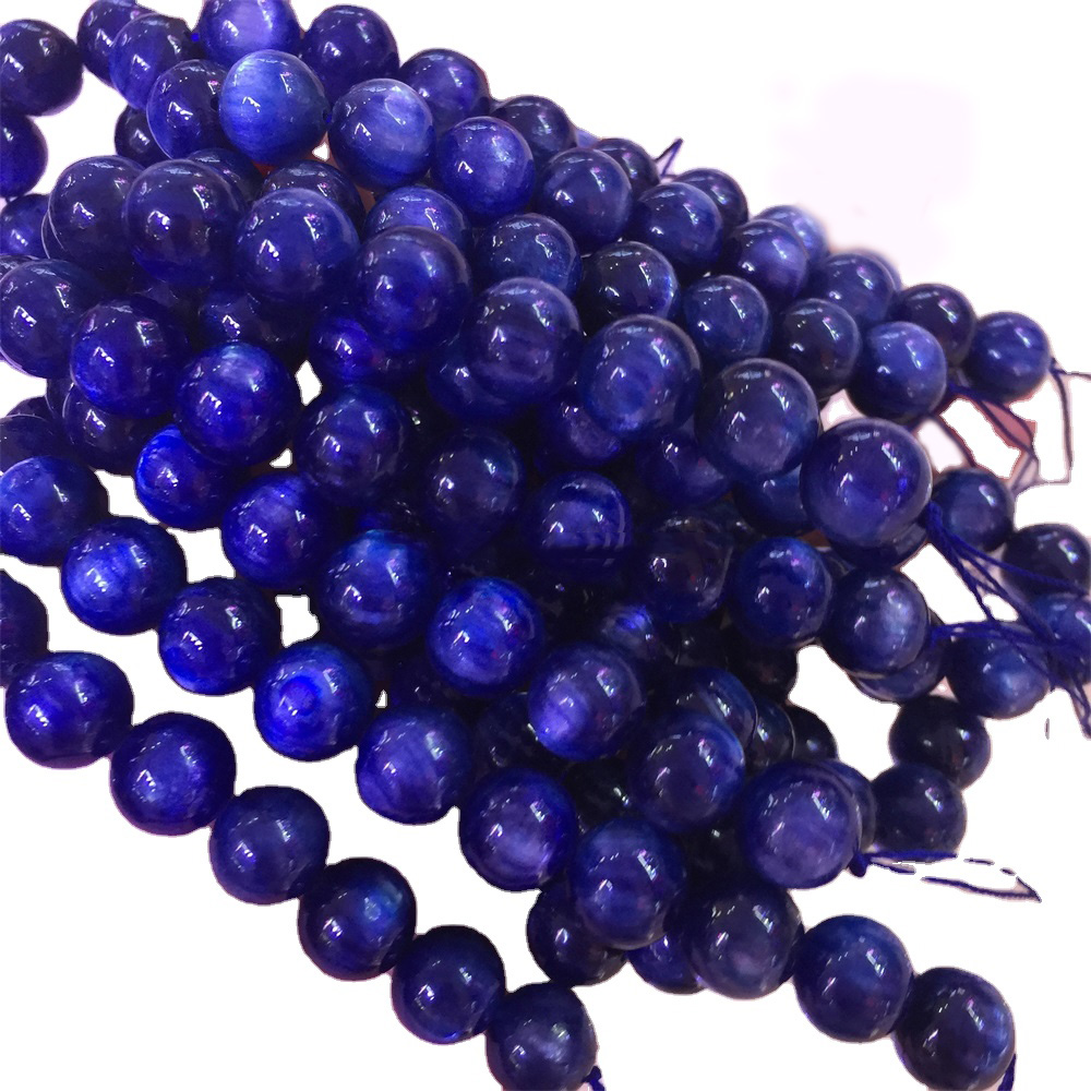 Gemstone naturale Kyanite Premium Grado AAA Gemstone 16mm Bracciale Bracciale 11