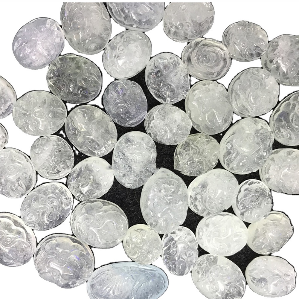 Morganite Carving Animaux et fleurs Perles et cabochons Faire de gros 7