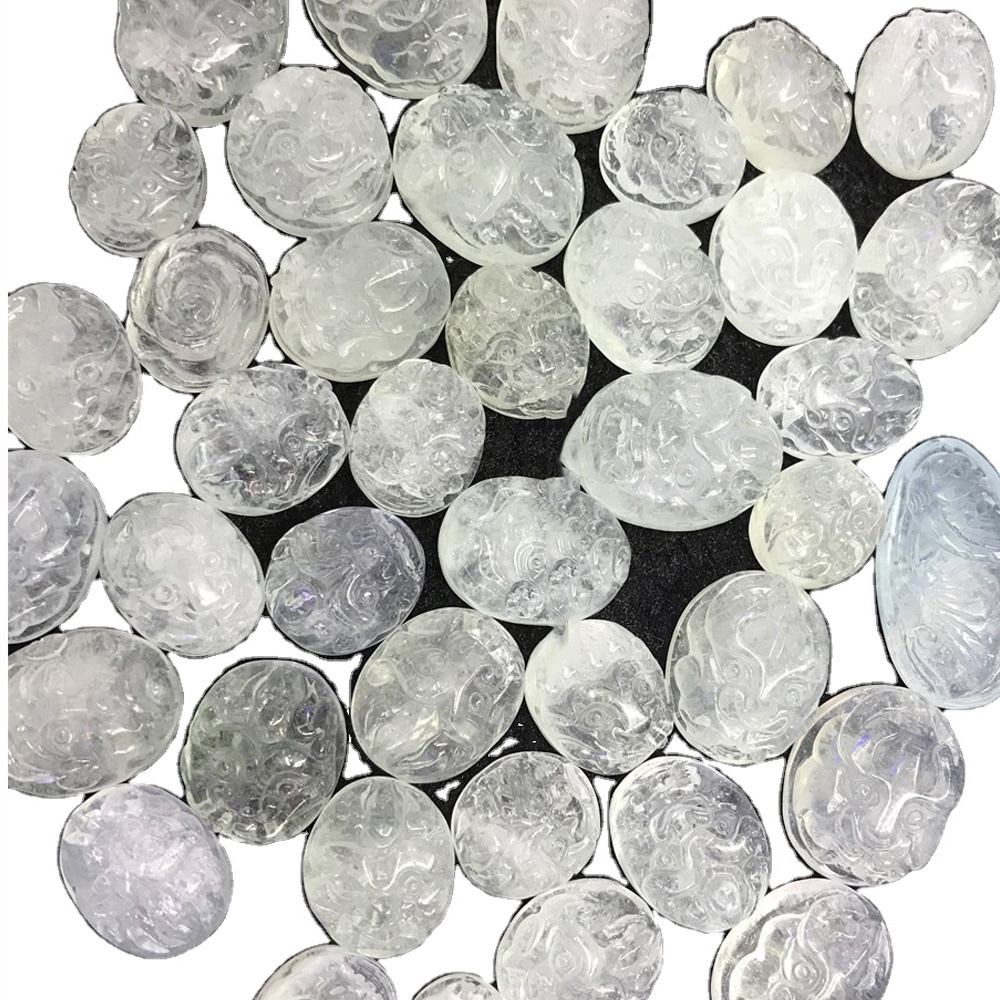 Morganite Carving Animaux et fleurs Perles et cabochons Faire de gros 9