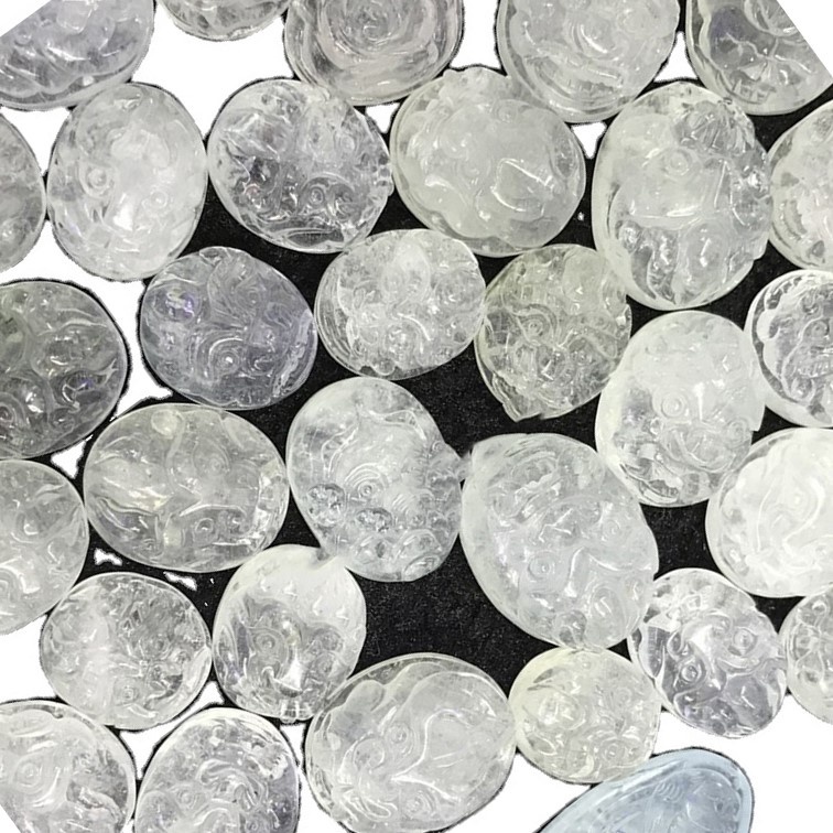 Morganite Carving Animaux et fleurs Perles et cabochons Faire de gros 11