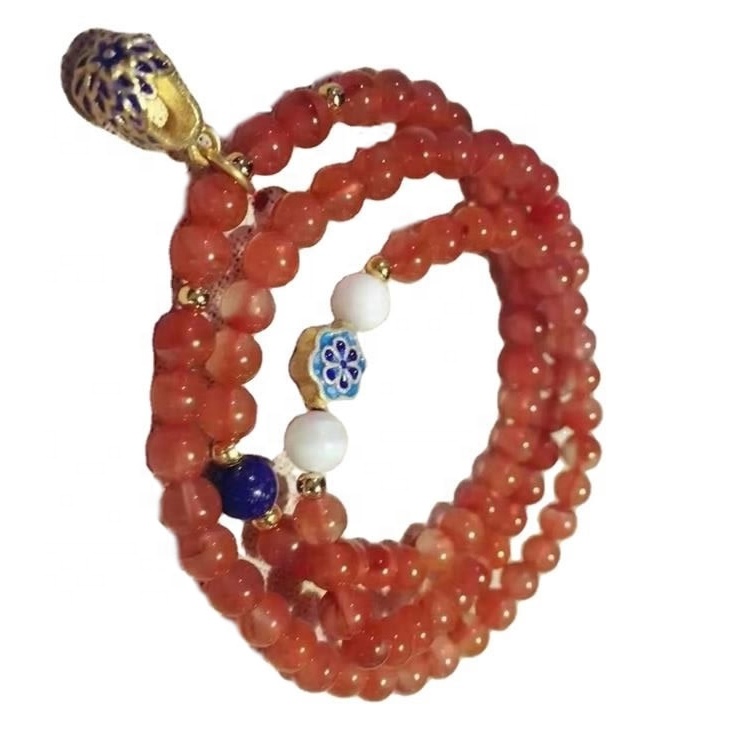 Khao ea Mabenyane a Fetisisa Agate Round Beads 925 Sáre Whoolece Wholes 9