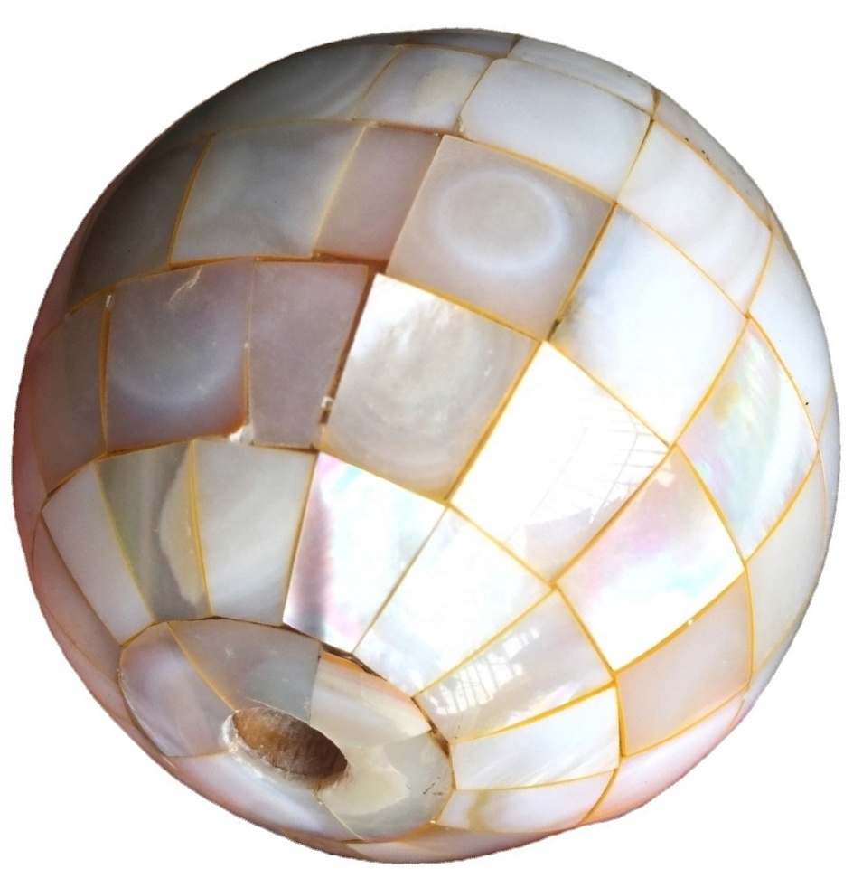 Black / Blanco / Pink / Golden Mosaic Shell Beads Madre de perlas Pearl Beads 36