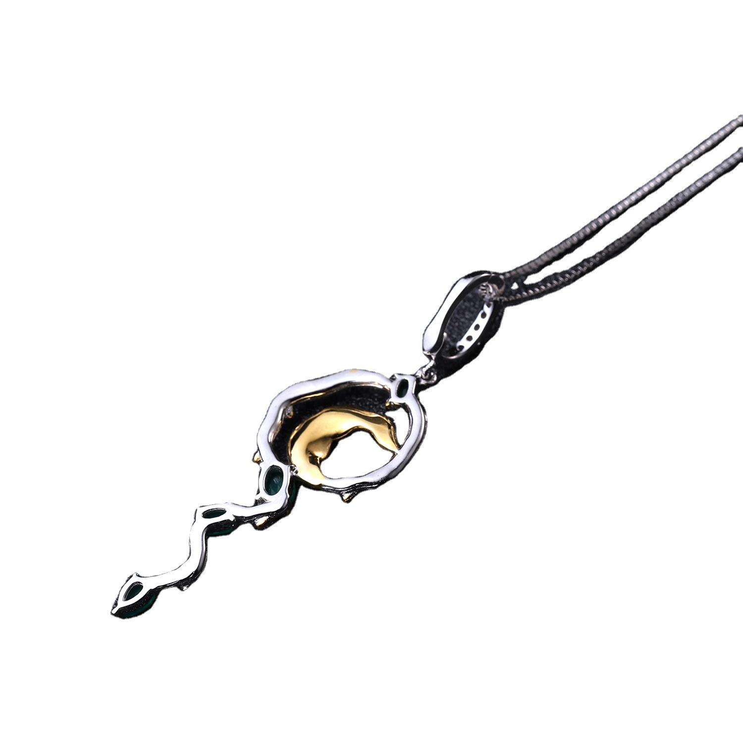 925 sëlwer Sëlwer Schlofsdag Turquoising Pendants fir Fraen / Handgemaachte Gemstone Sëlwer Peleder Keltesch Reder 9