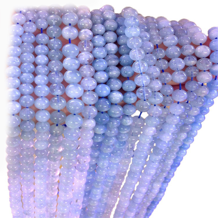 16inch strings cilësi të ndryshme akuamarine rrumbullakët rrumbullakët për bizhuteri 9