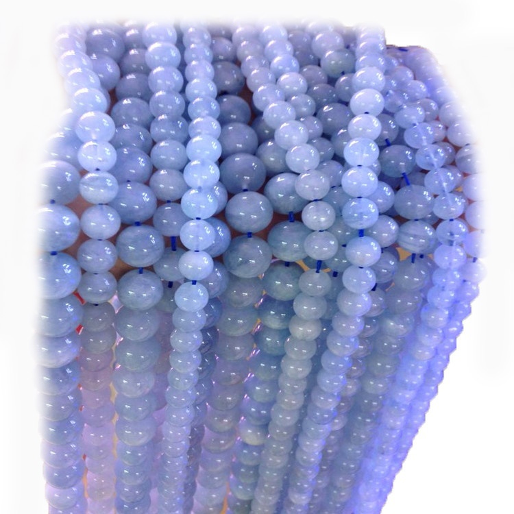 16inch strings cilësi të ndryshme akuamarine rrumbullakët rrumbullakët për bizhuteri 11