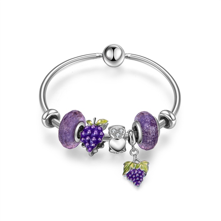 유명한 브랜드 여성 925 실버 팔찌 7