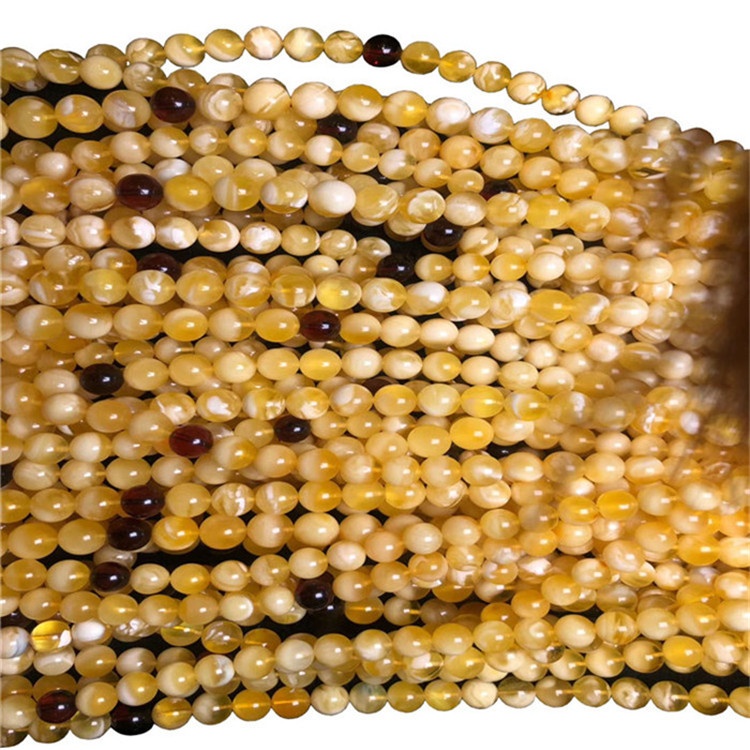 Amber Natural Beeswax mano cuerda pulsera genuina masculina y femenina joyería de mano 16 pulgadas 9