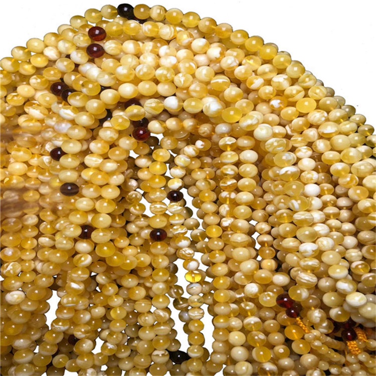 Amber Natural Beeswax mano cuerda pulsera genuina masculina y femenina joyería de mano 16 pulgadas 7